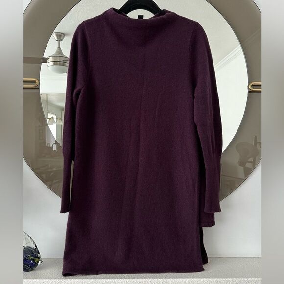 Chico’s Black Label Burgundy Cashmere Layered Pullover - Picture 3 of 10